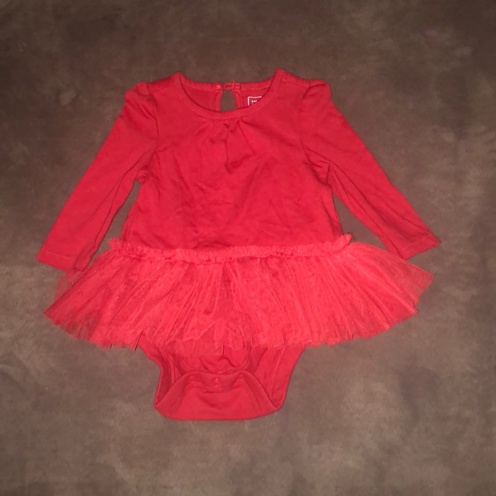 beautiful red tutu one piece outfit!!! ❣️❤️❣️